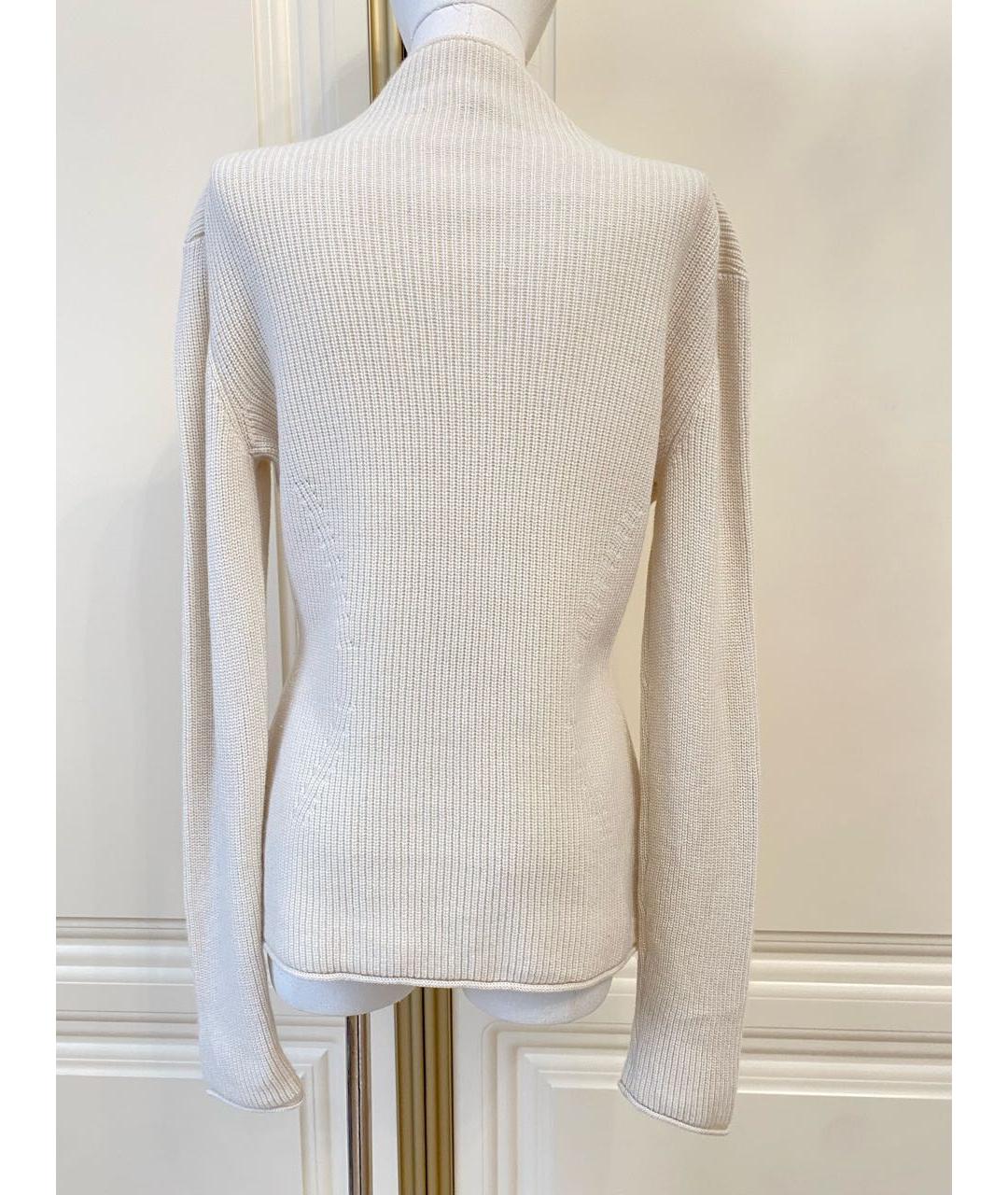 HERMES Бежевый кашемировый джемпер / свитер, фото 3
