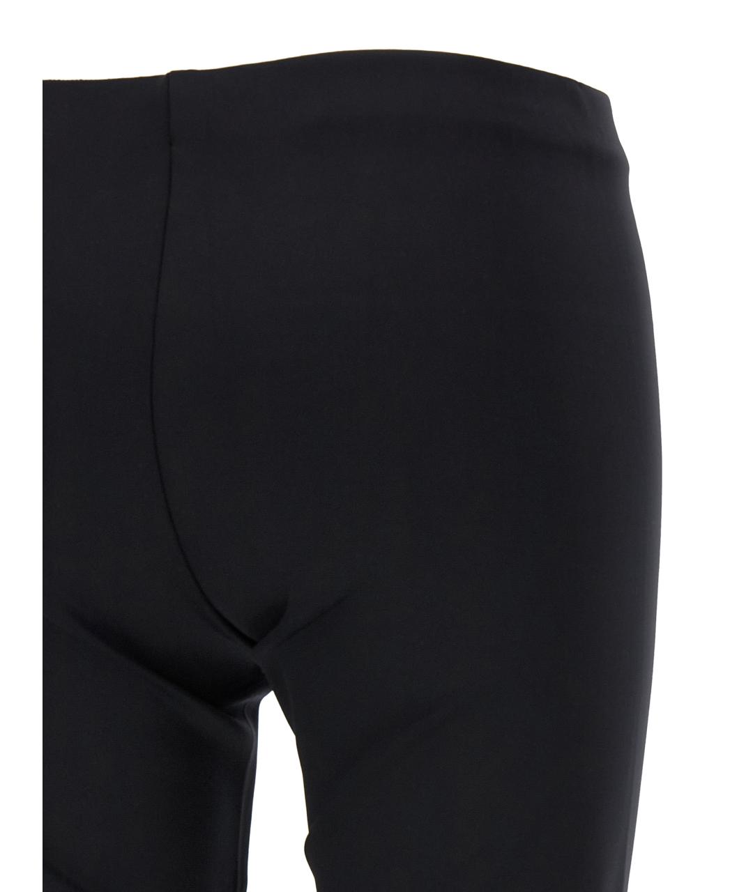 THE ROW Черные полиамидовые прямые брюки, фото 4