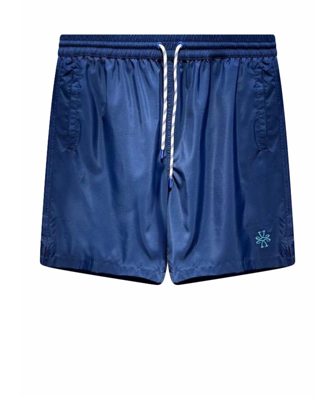 JACOB COHEN Синие полиэстеровые шорты, фото 1