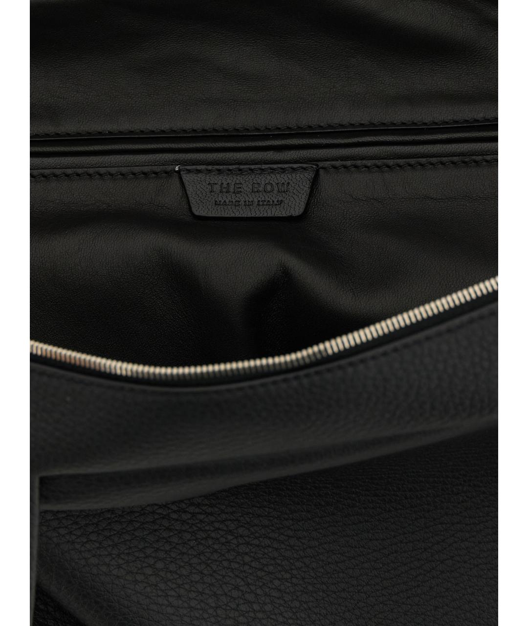 THE ROW Черная кожаная сумка тоут, фото 4