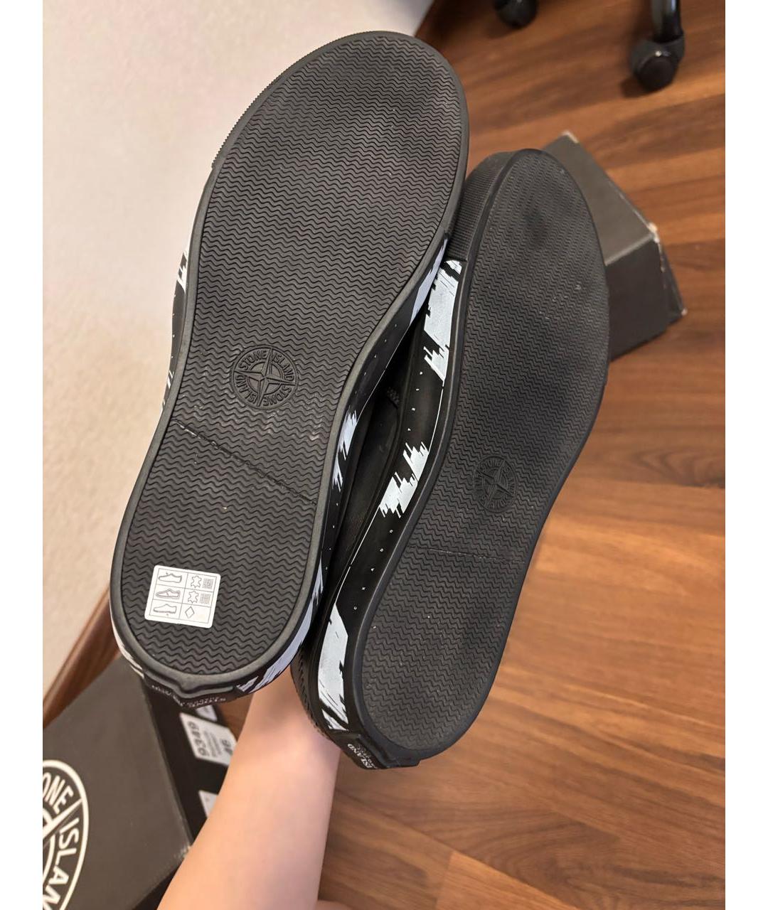 STONE ISLAND SHADOW PROJECT Черные замшевые слипоны, фото 4