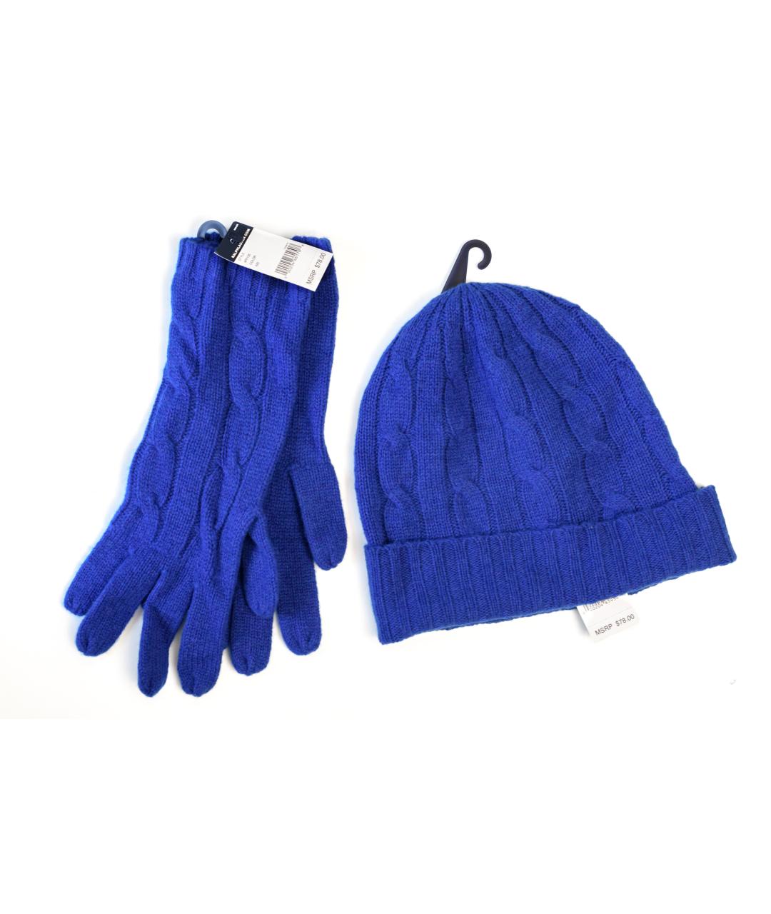 POLO RALPH LAUREN Синяя кашемировая шапка, фото 5