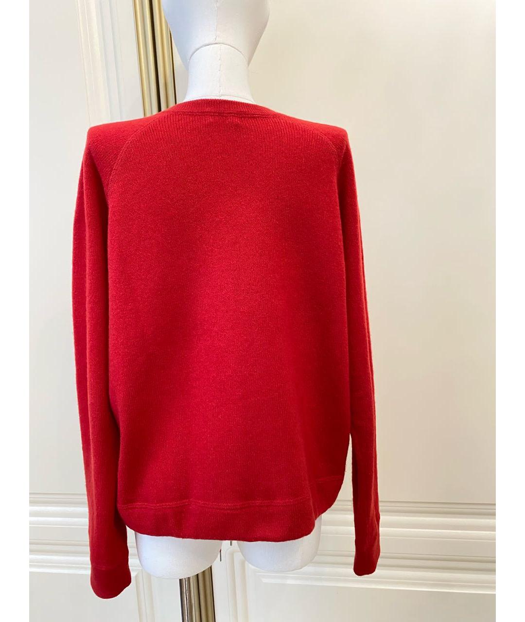 CELINE Красный кашемировый джемпер / свитер, фото 5