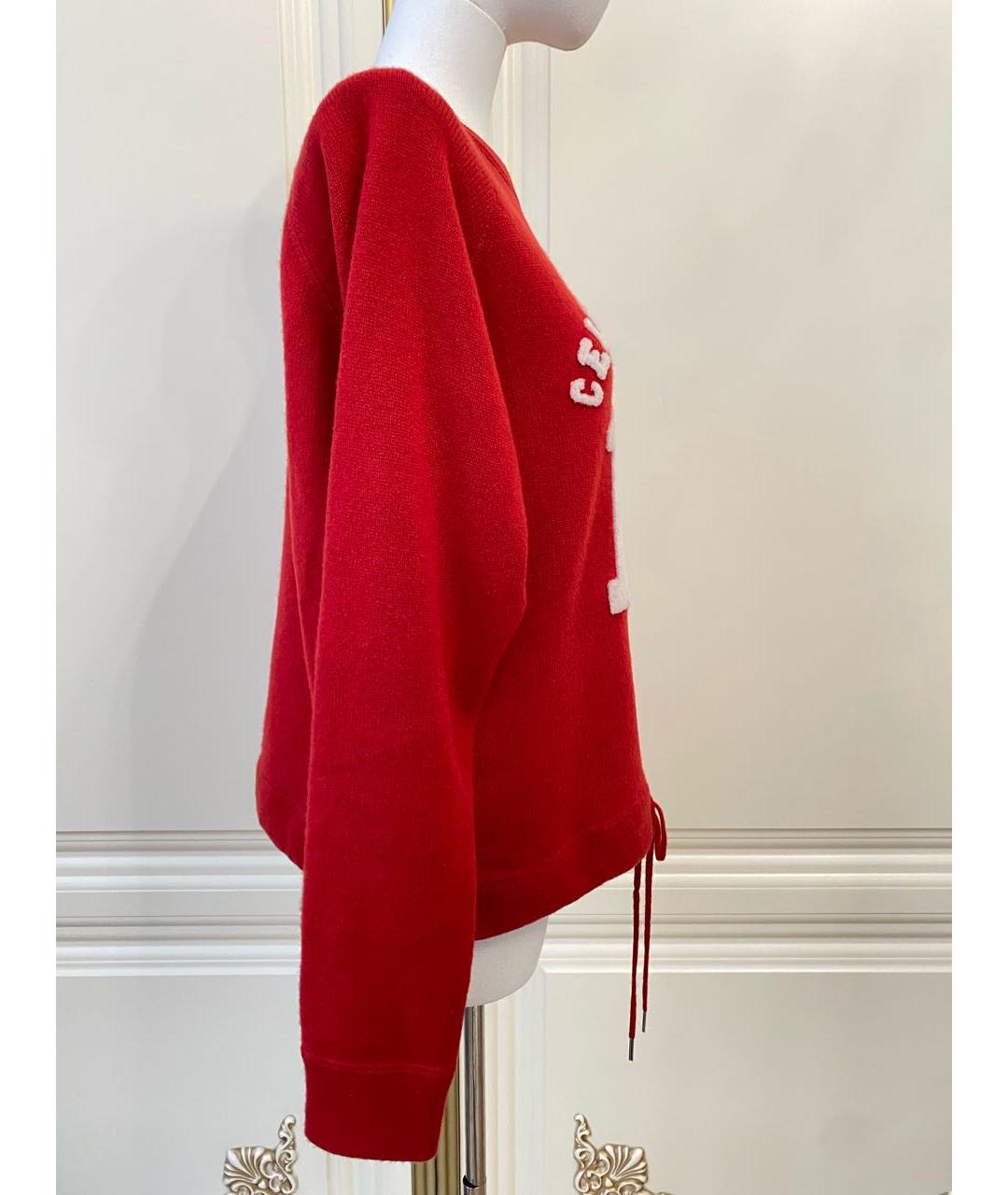 CELINE Красный кашемировый джемпер / свитер, фото 4