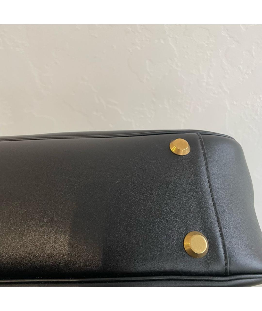 BALENCIAGA Черная кожаная сумка с короткими ручками, фото 6