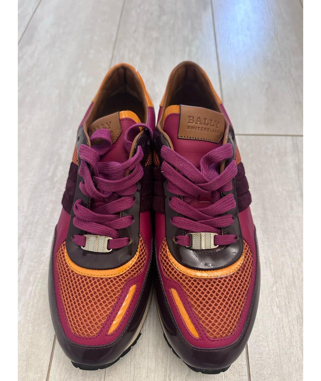 BALLY Мульти текстильные кроссовки, фото 2