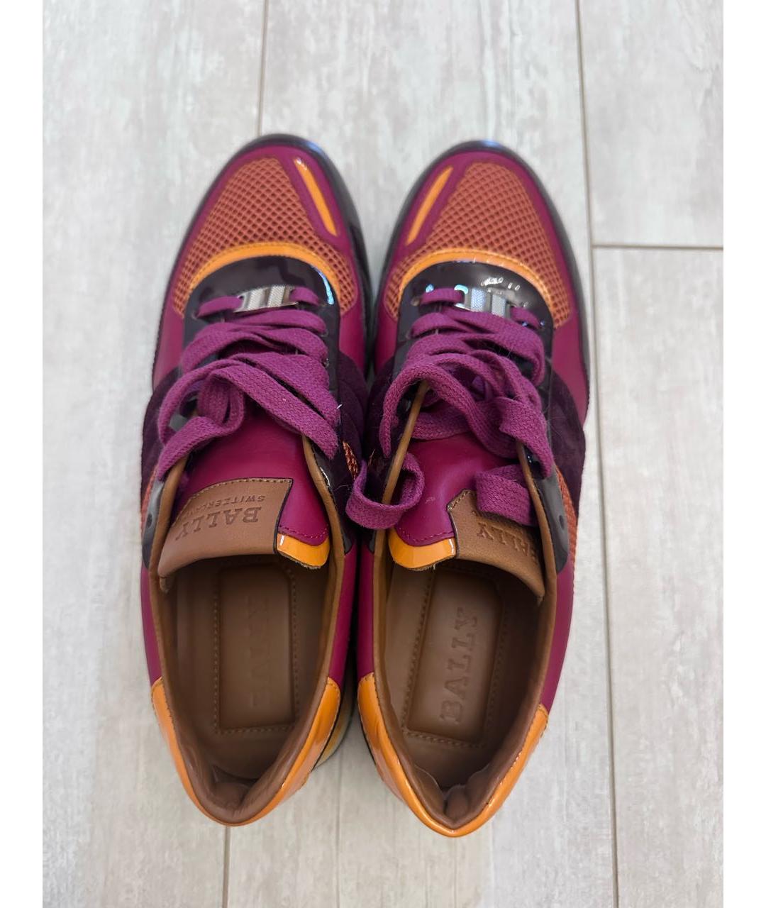 BALLY Мульти текстильные кроссовки, фото 3