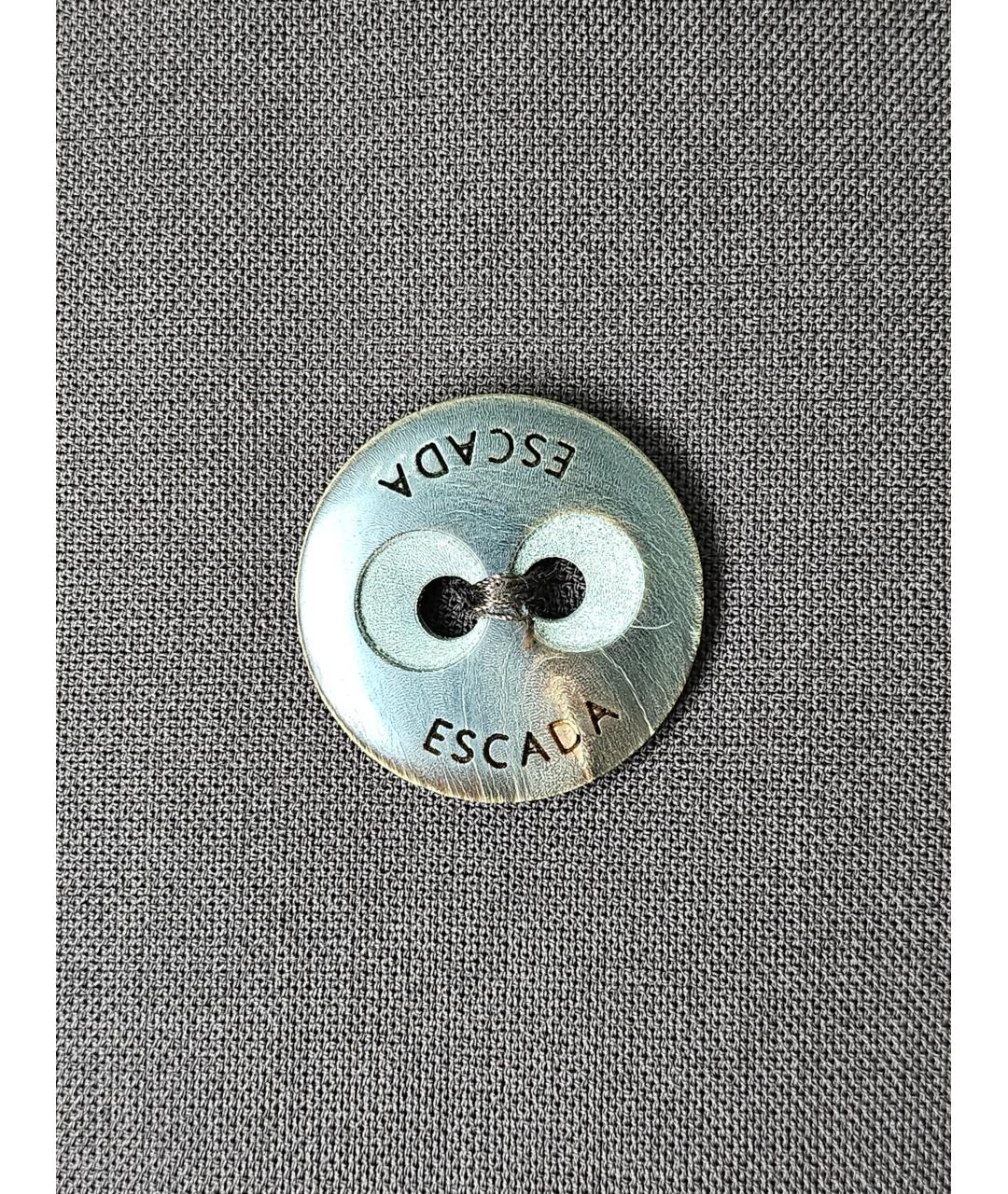 ESCADA Коричневое шерстяное пальто, фото 5