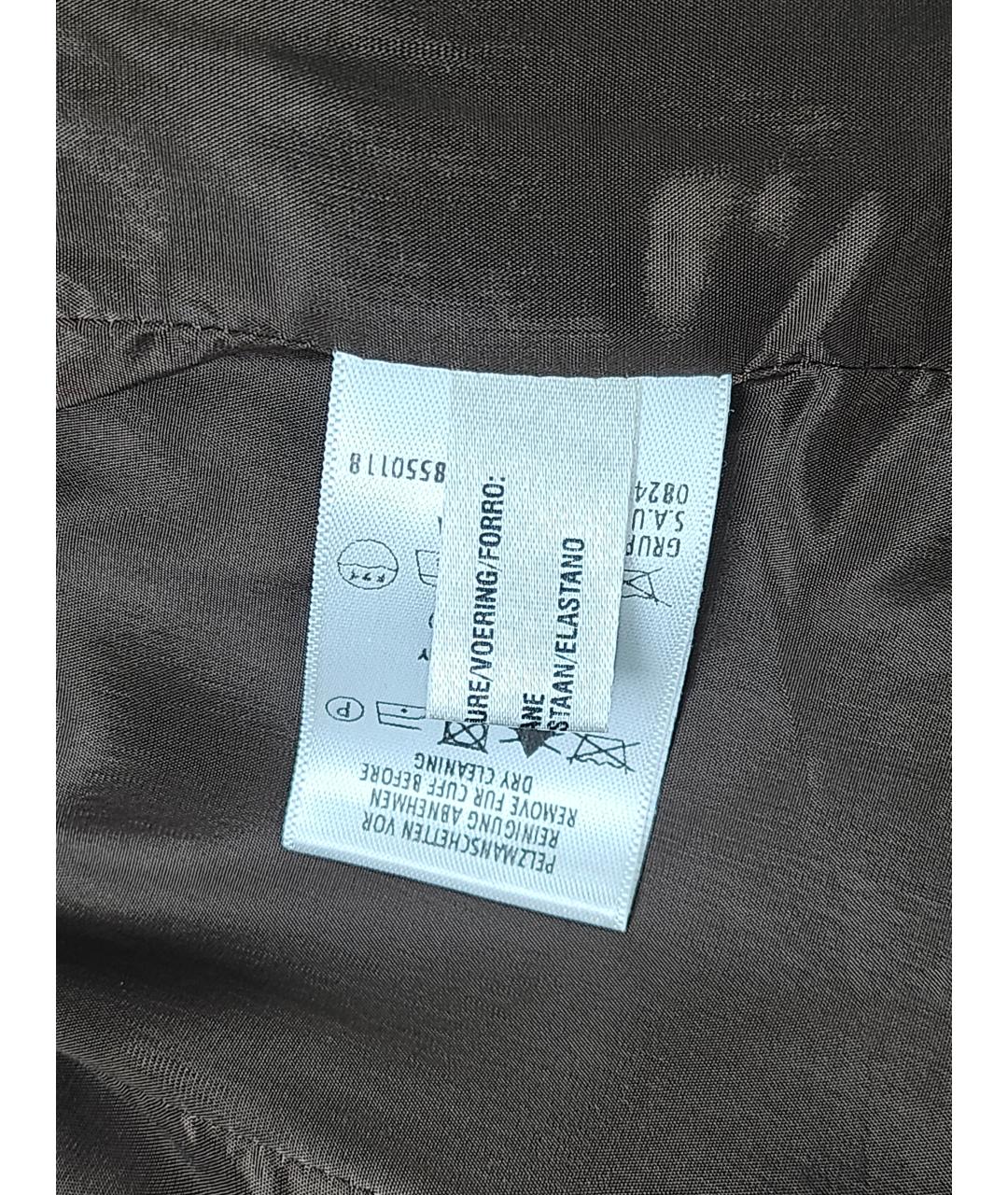 ESCADA Коричневое шерстяное пальто, фото 6