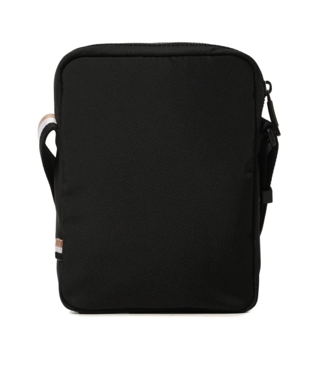 HUGO BOSS Черная тканевая сумка на плечо, фото 2