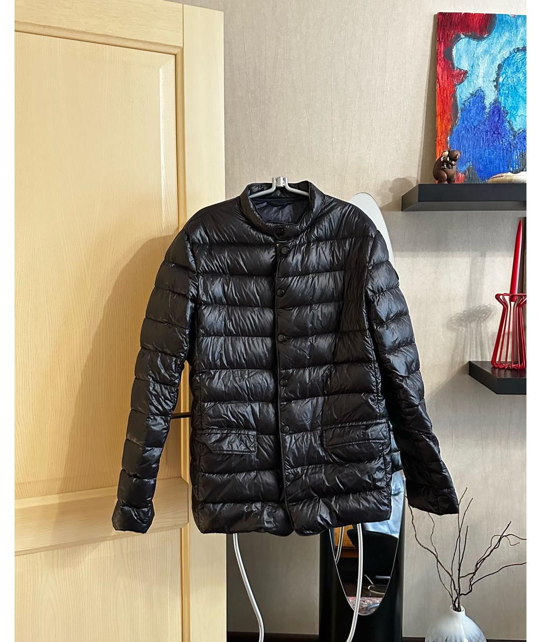 TRUSSARDI JEANS Черная полиамидовая куртка, фото 8