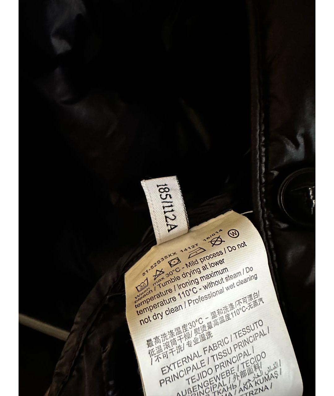 TRUSSARDI JEANS Черная полиамидовая куртка, фото 4