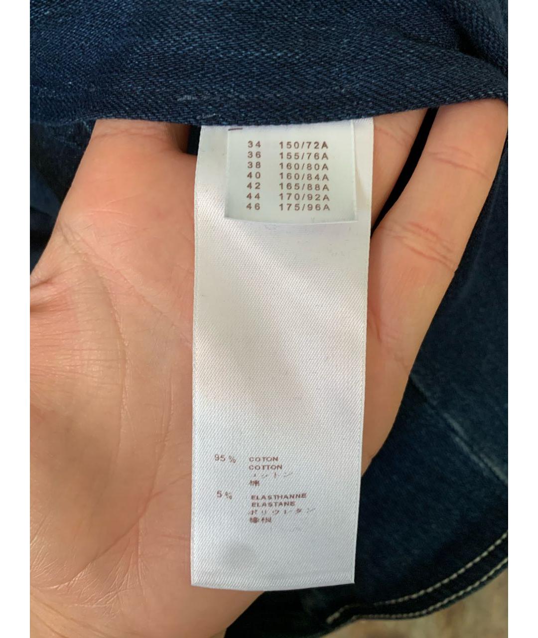 LOUIS VUITTON Темно-синяя деним куртка, фото 6