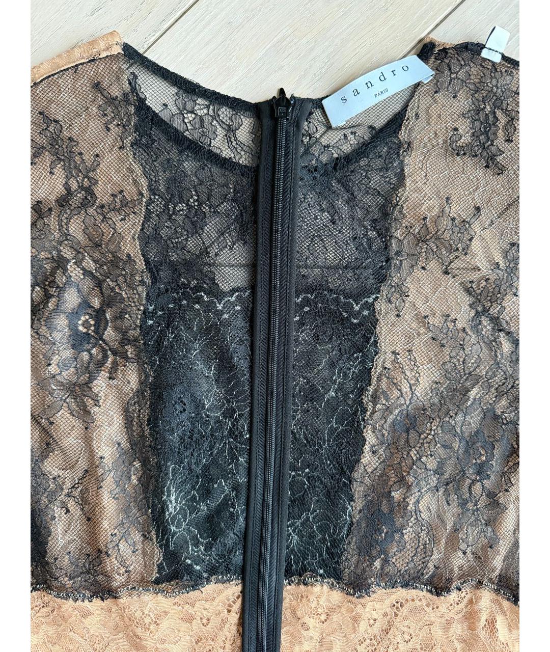 SANDRO Мульти полиамидовое вечернее платье, фото 3