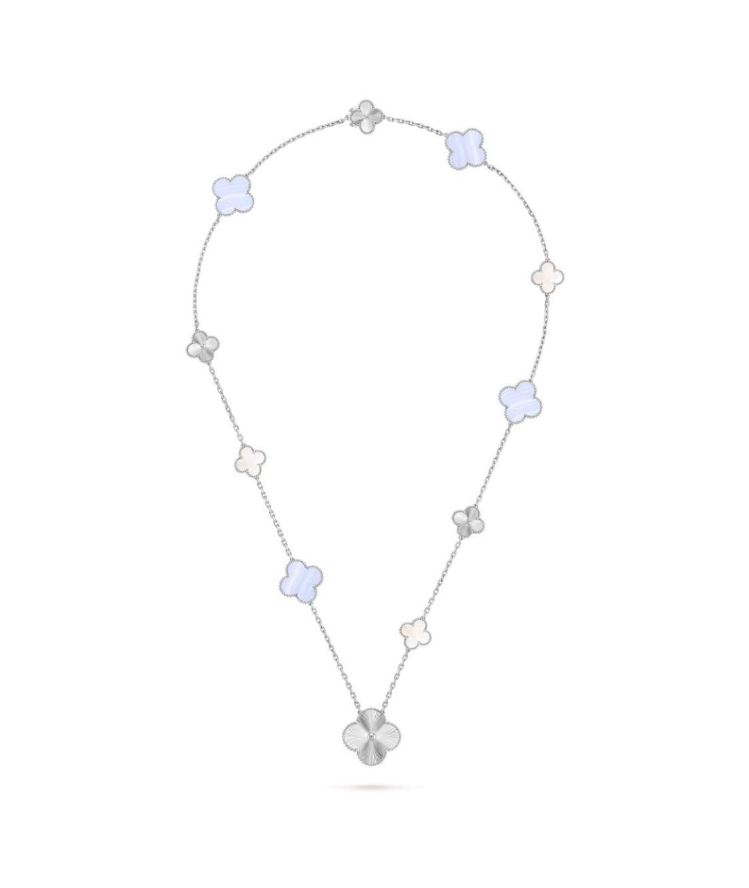 VAN CLEEF & ARPELS Серебряное колье из белого золота, фото 2