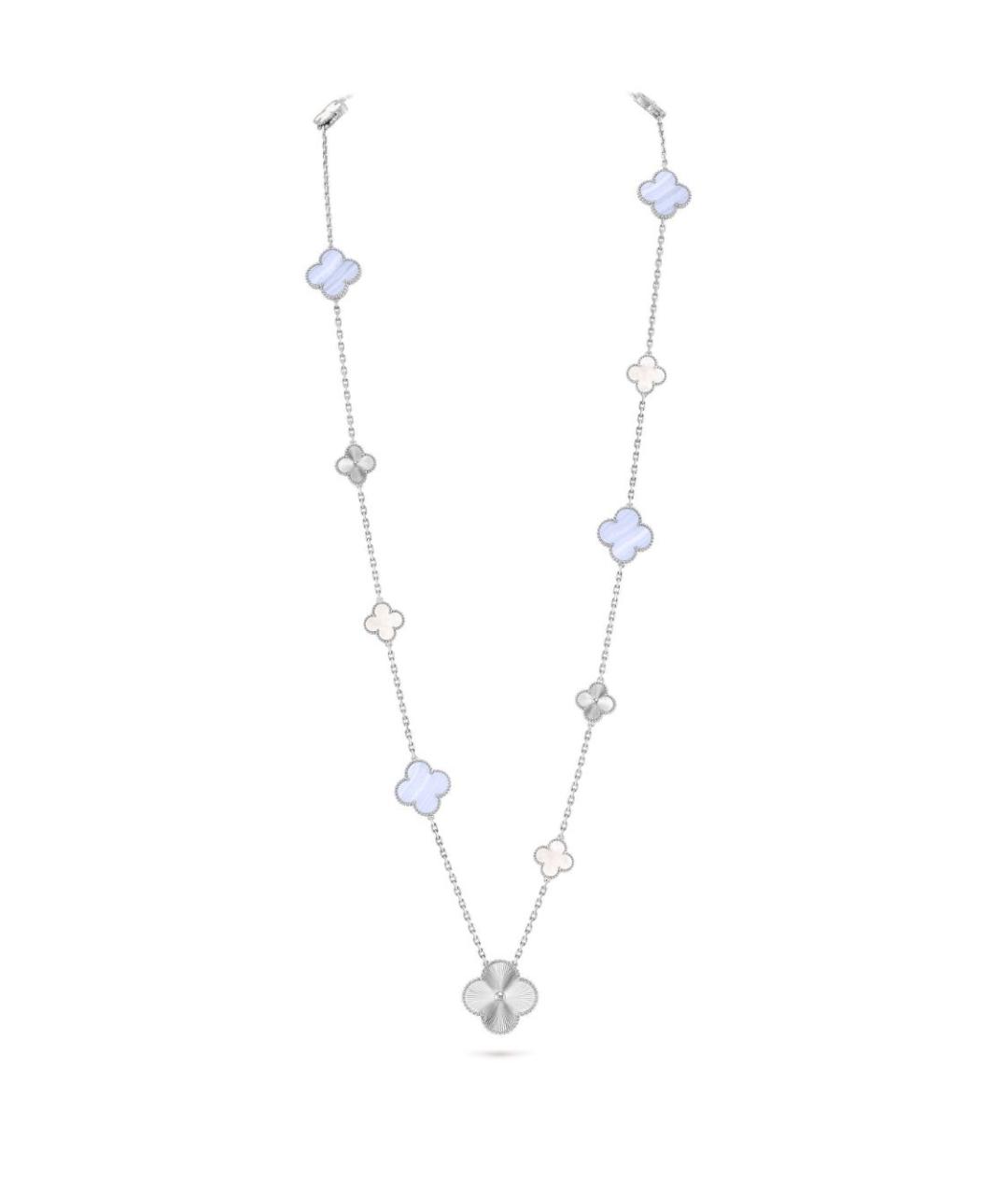VAN CLEEF & ARPELS Серебряное колье из белого золота, фото 5