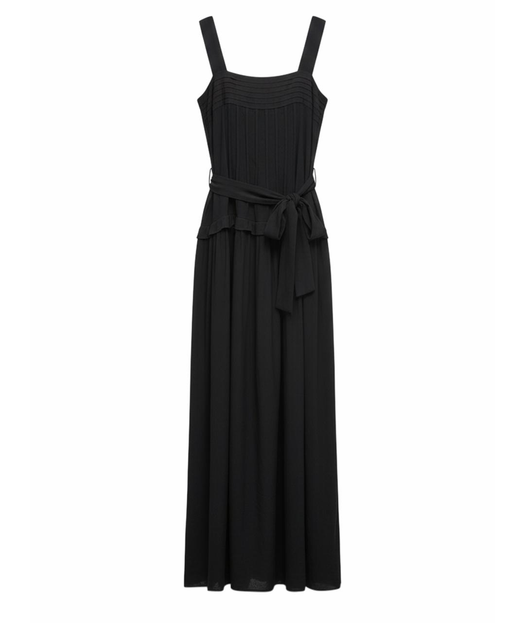 LOUIS VUITTON Темно-синий шелковый сарафан, фото 1