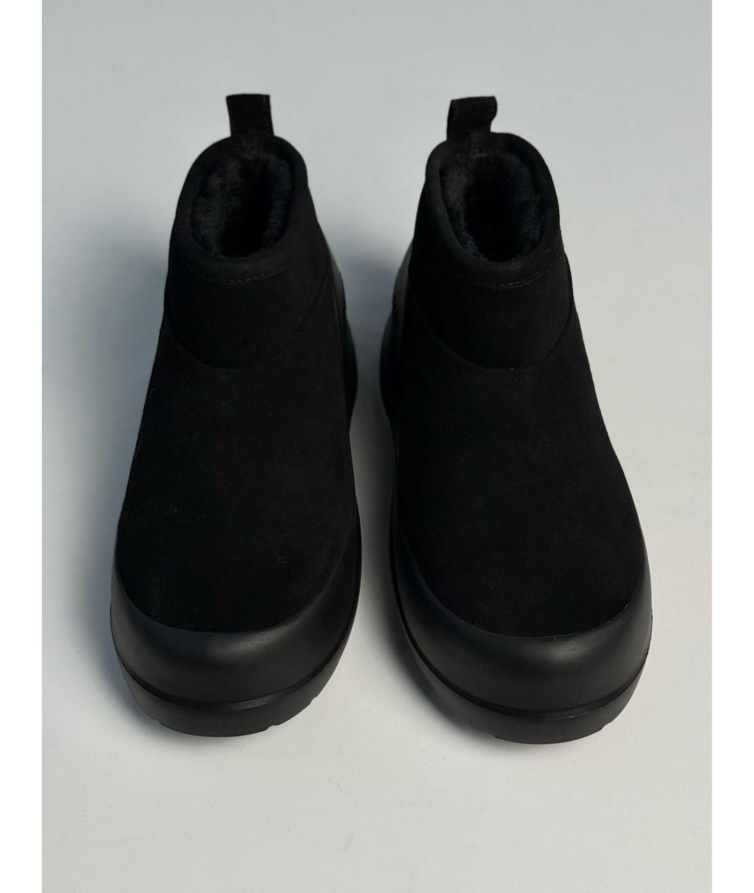 MOON BOOT Черные замшевые полусапоги, фото 3