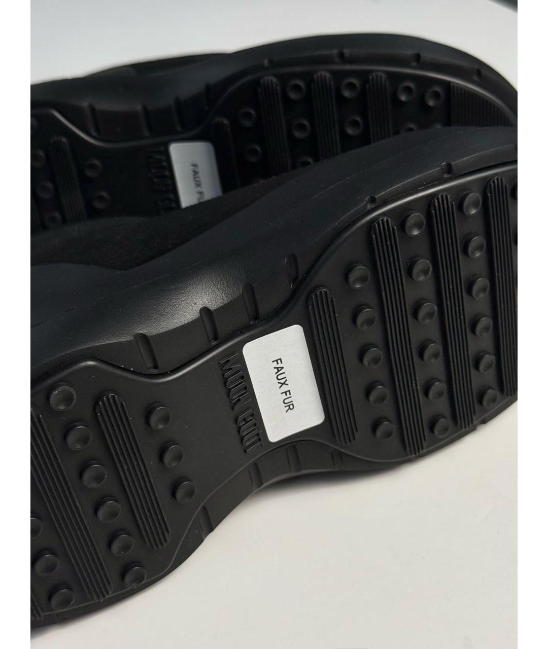 MOON BOOT Черные замшевые полусапоги, фото 8