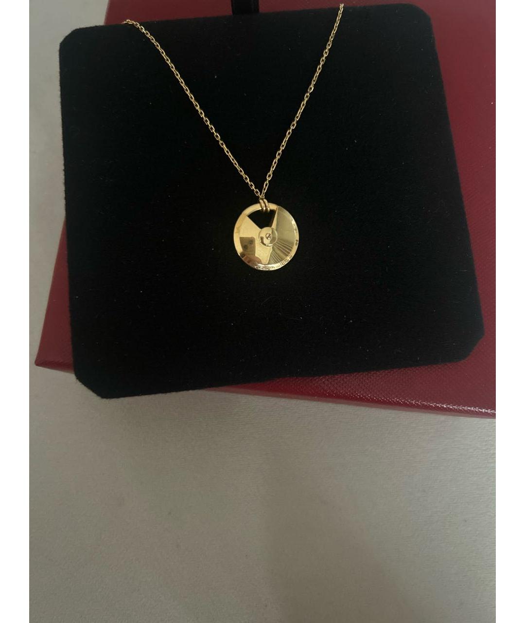 CARTIER Желтая подвеска из желтого золота, фото 2