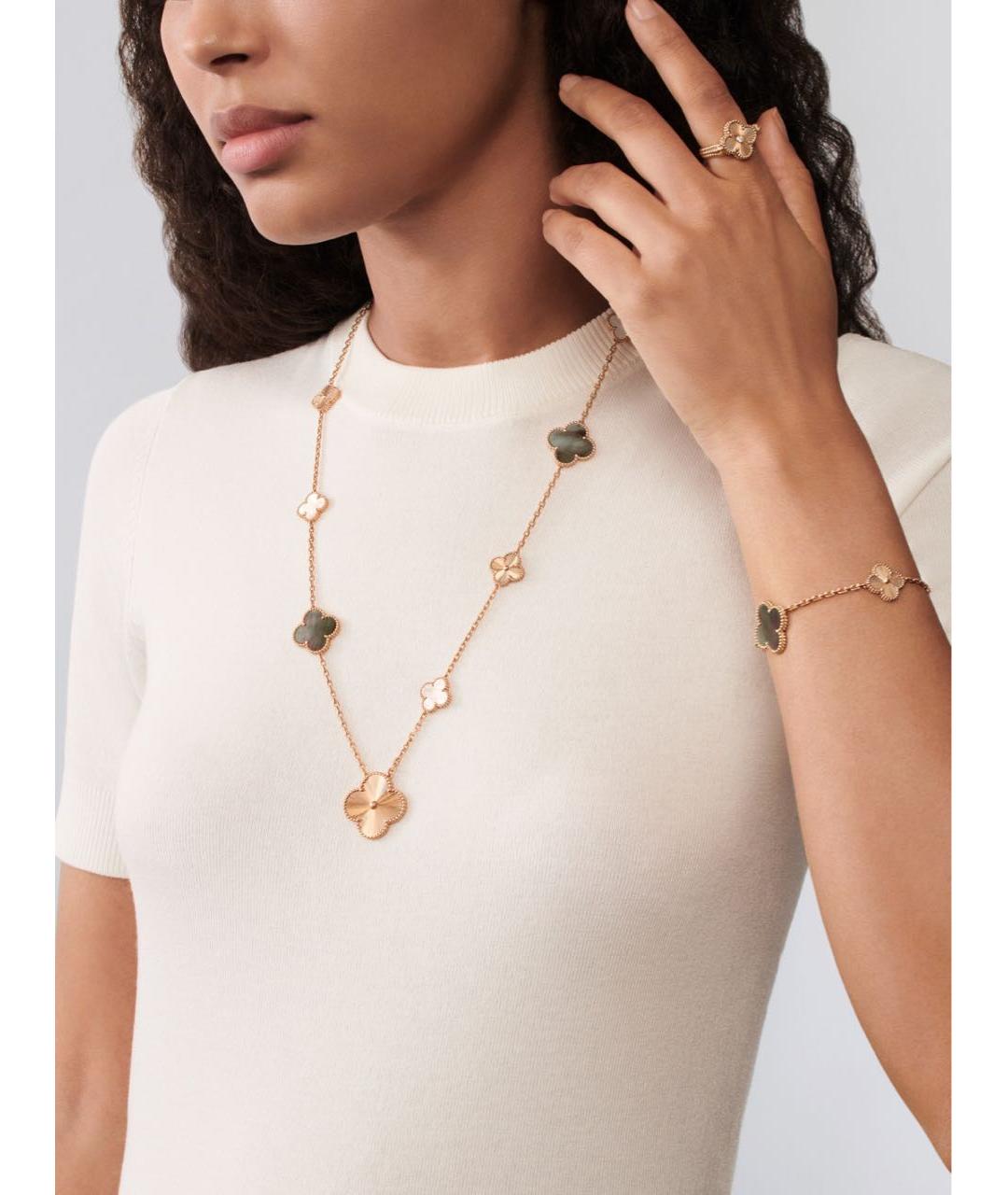 VAN CLEEF & ARPELS Золотое колье из розового золота, фото 4