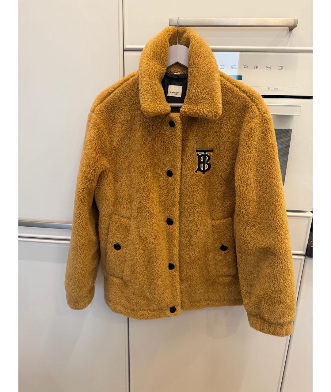 BURBERRY Бежевая шерстяная куртка, фото 6