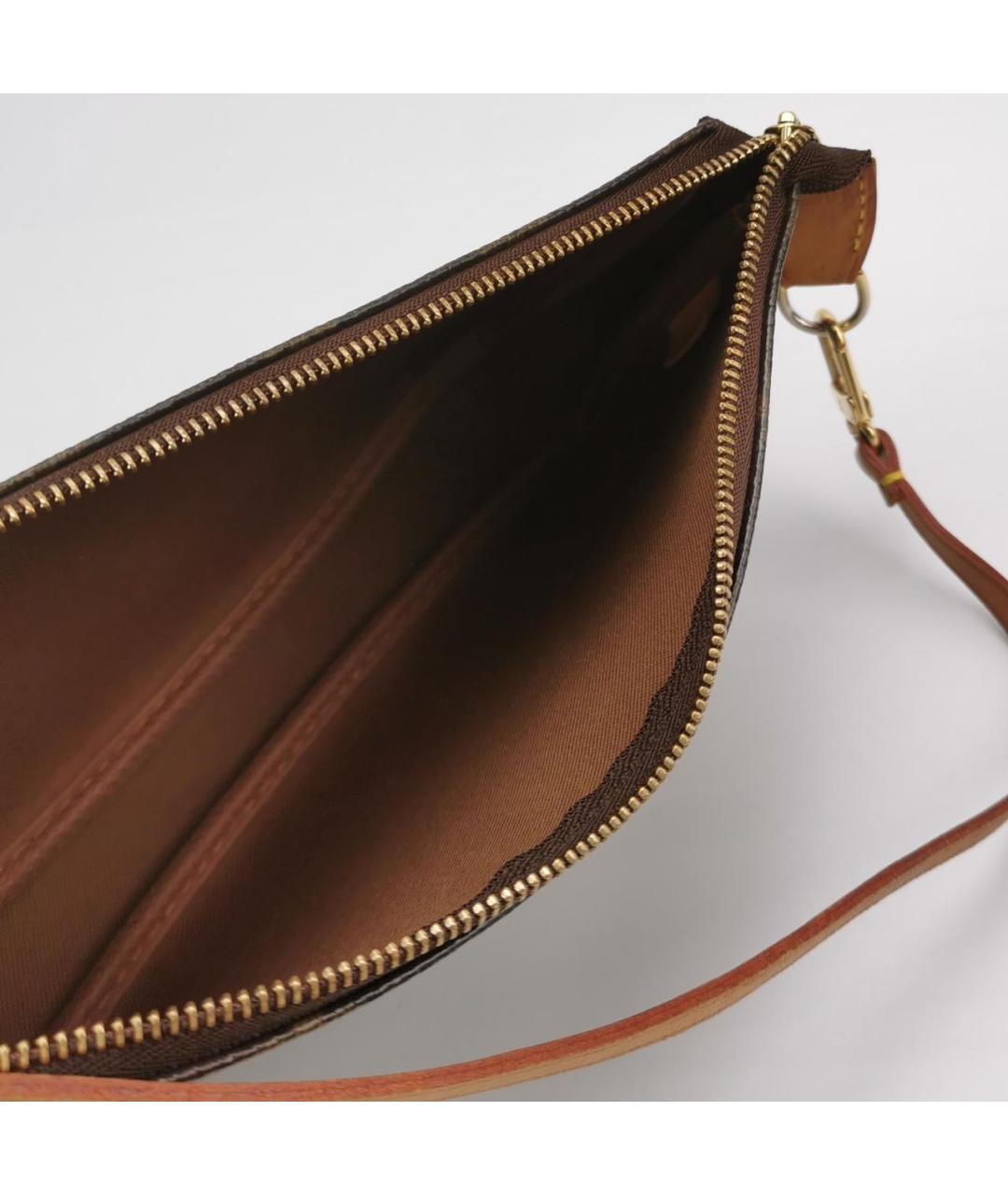 LOUIS VUITTON Коричневая сумка с короткими ручками, фото 6