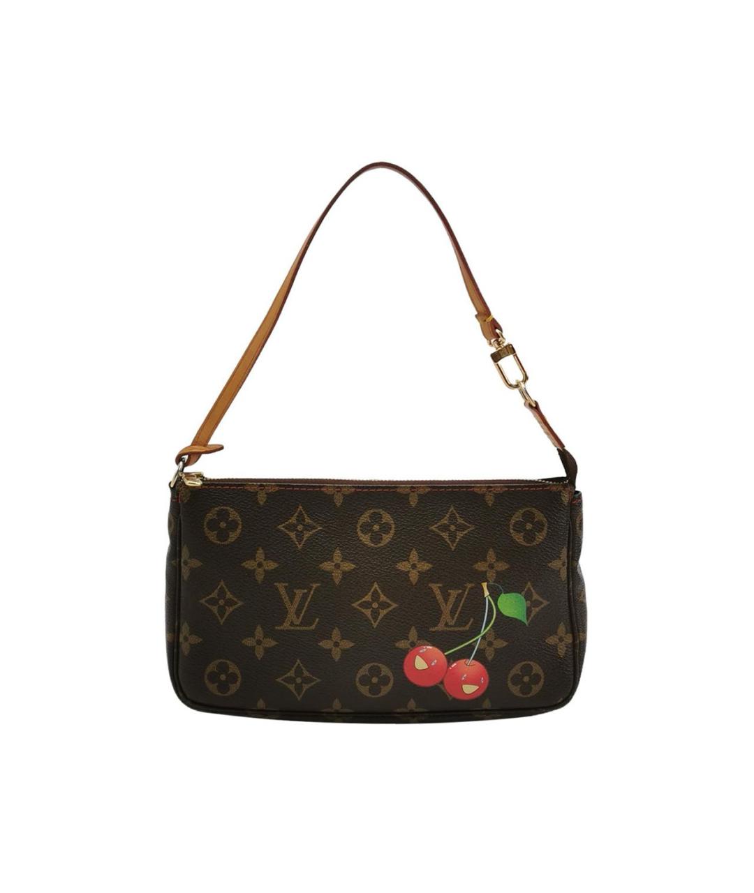 LOUIS VUITTON Коричневая сумка с короткими ручками, фото 9