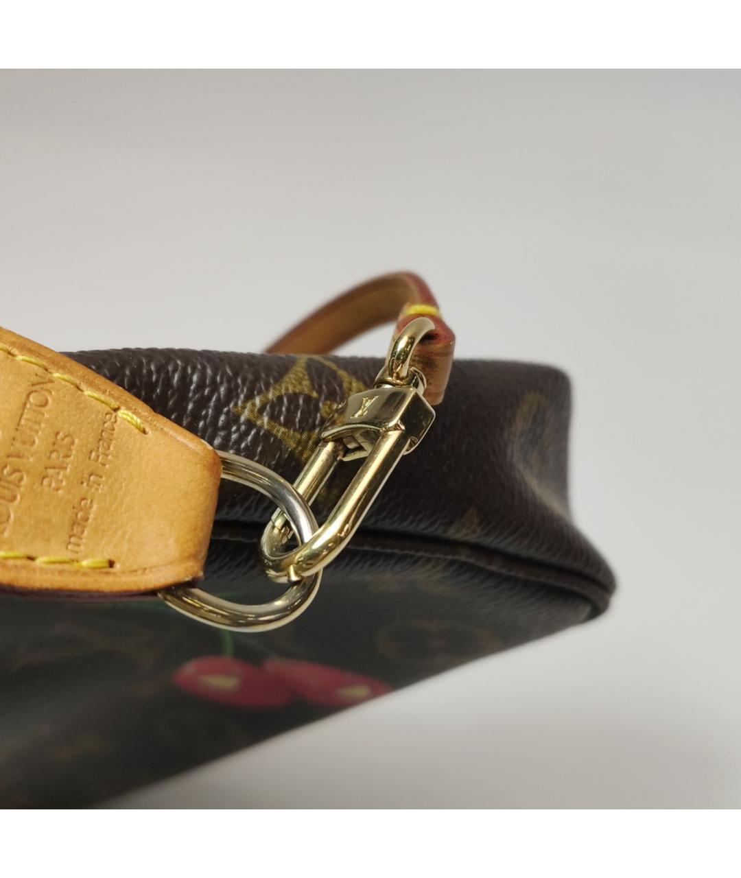 LOUIS VUITTON Коричневая сумка с короткими ручками, фото 7