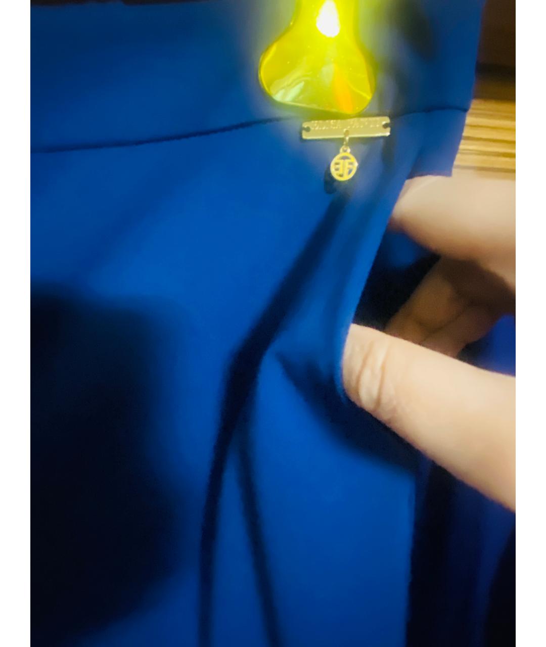 ESCADA Синий кашемировый костюм с брюками, фото 6