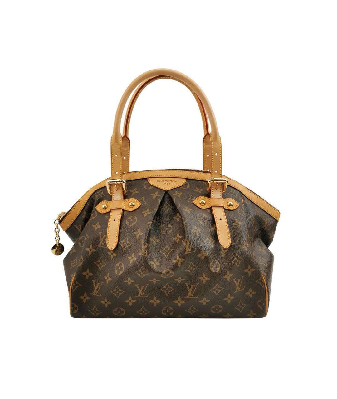 LOUIS VUITTON Коричневая сумка с короткими ручками, фото 9