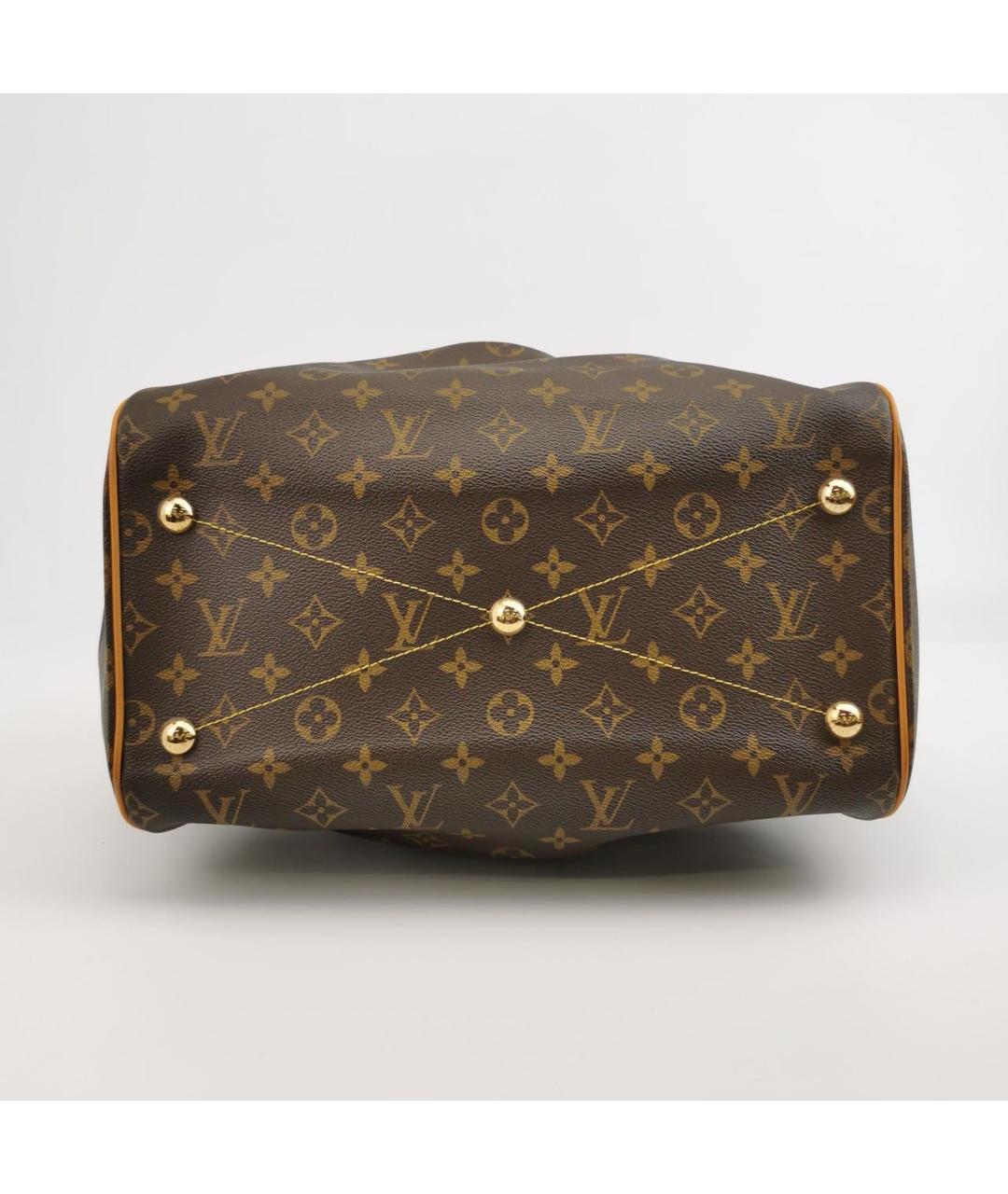 LOUIS VUITTON Коричневая сумка с короткими ручками, фото 5