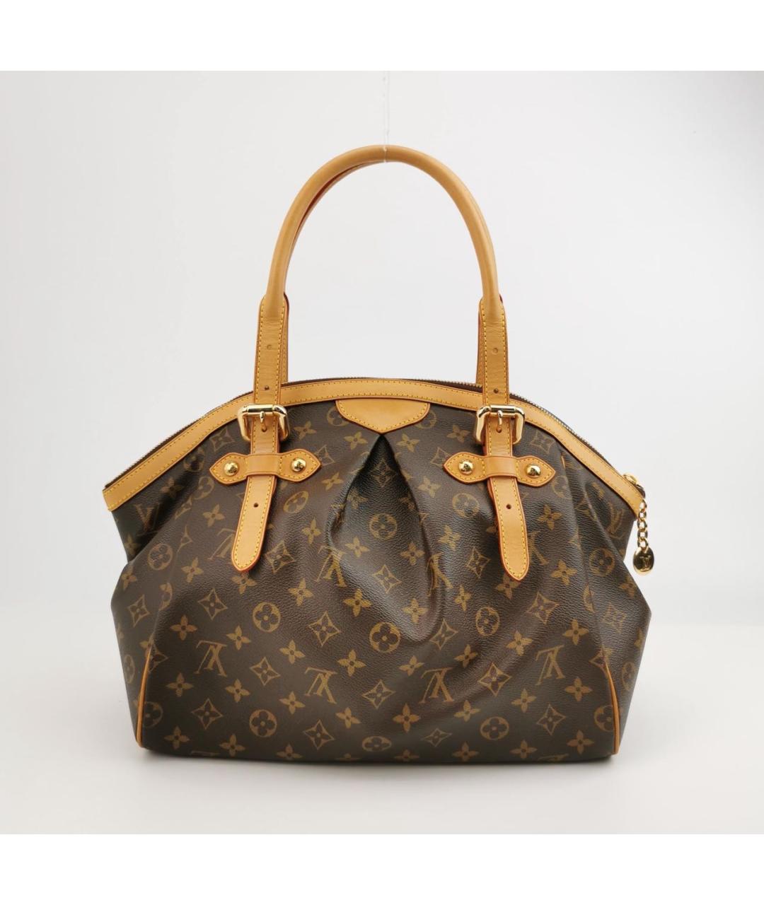 LOUIS VUITTON Коричневая сумка с короткими ручками, фото 4