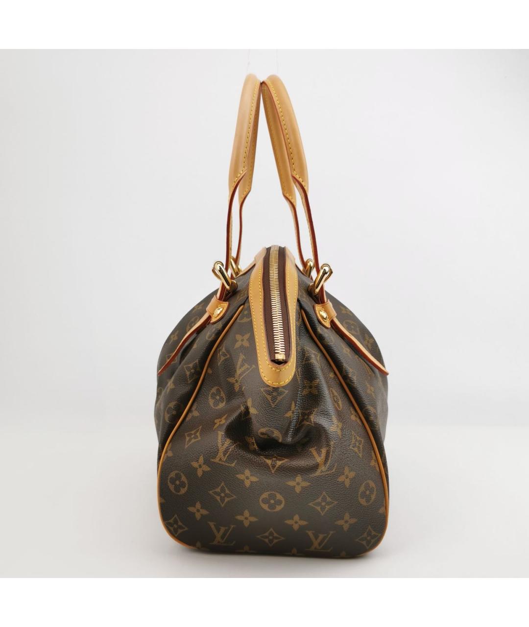 LOUIS VUITTON Коричневая сумка с короткими ручками, фото 2