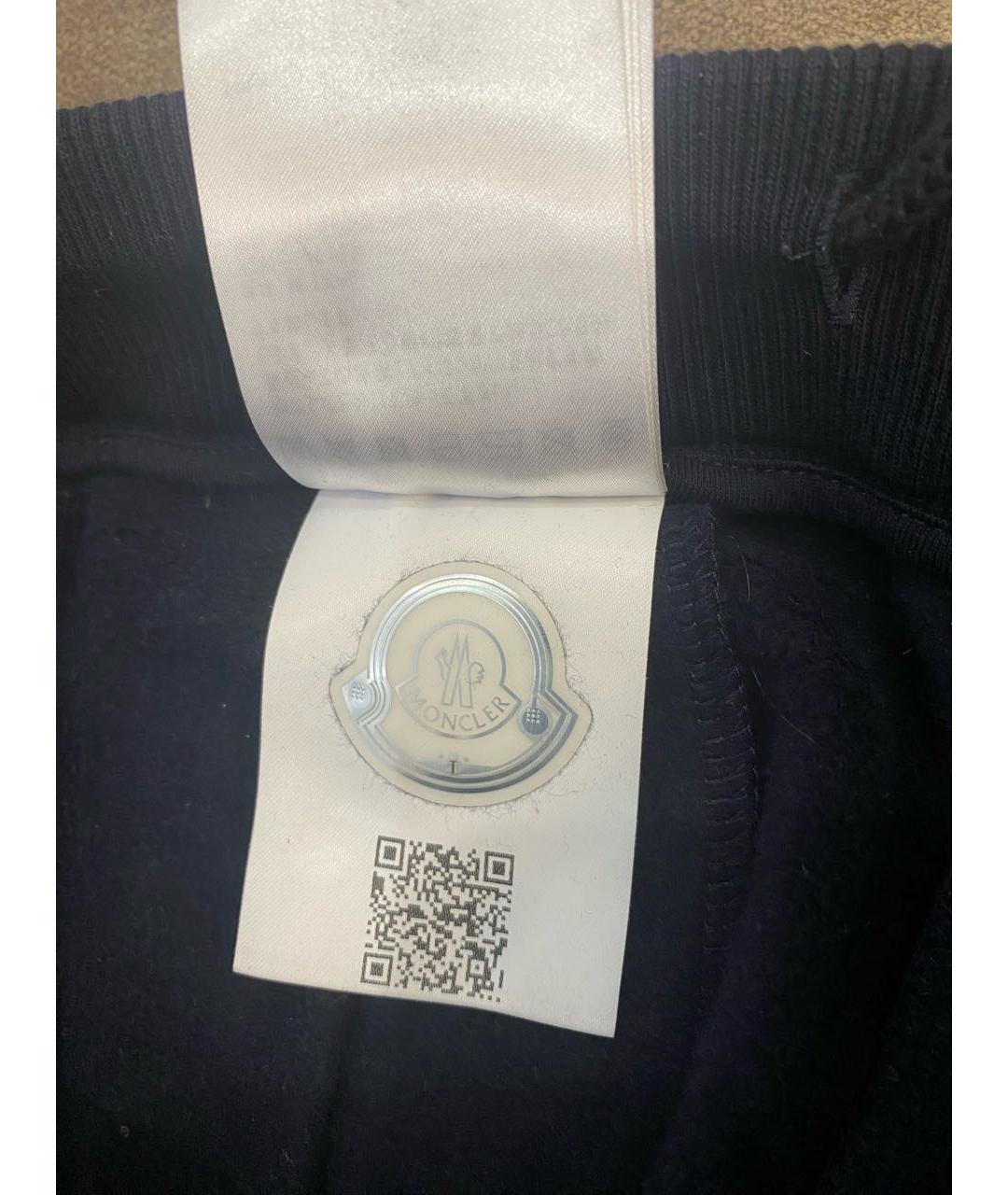 MONCLER KIDS Темно-синие хлопковые брюки и шорты, фото 5