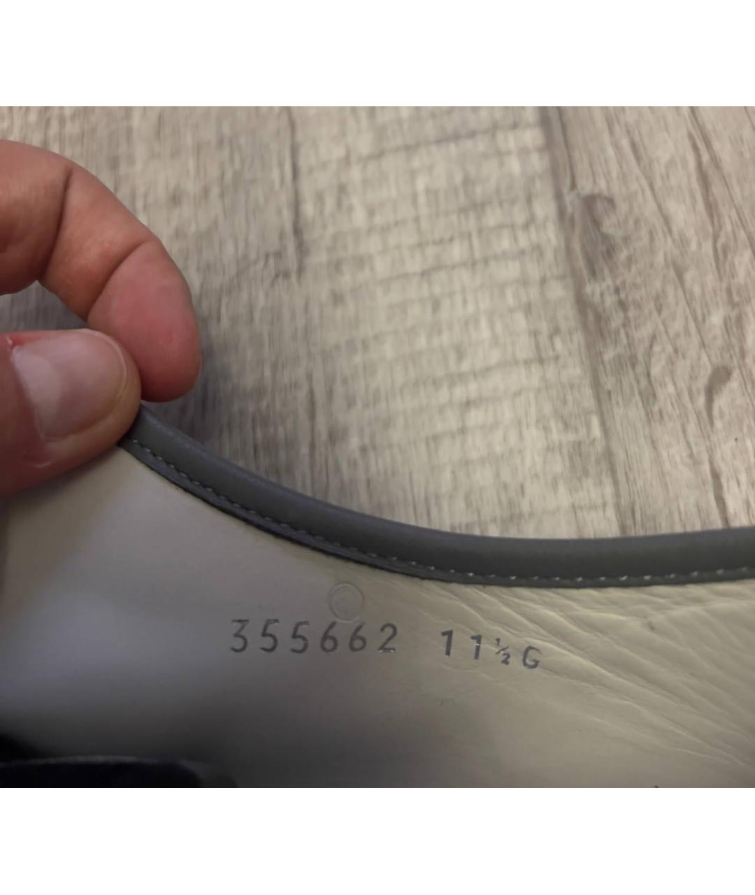 GUCCI Бежевые текстильные низкие кроссовки / кеды, фото 7