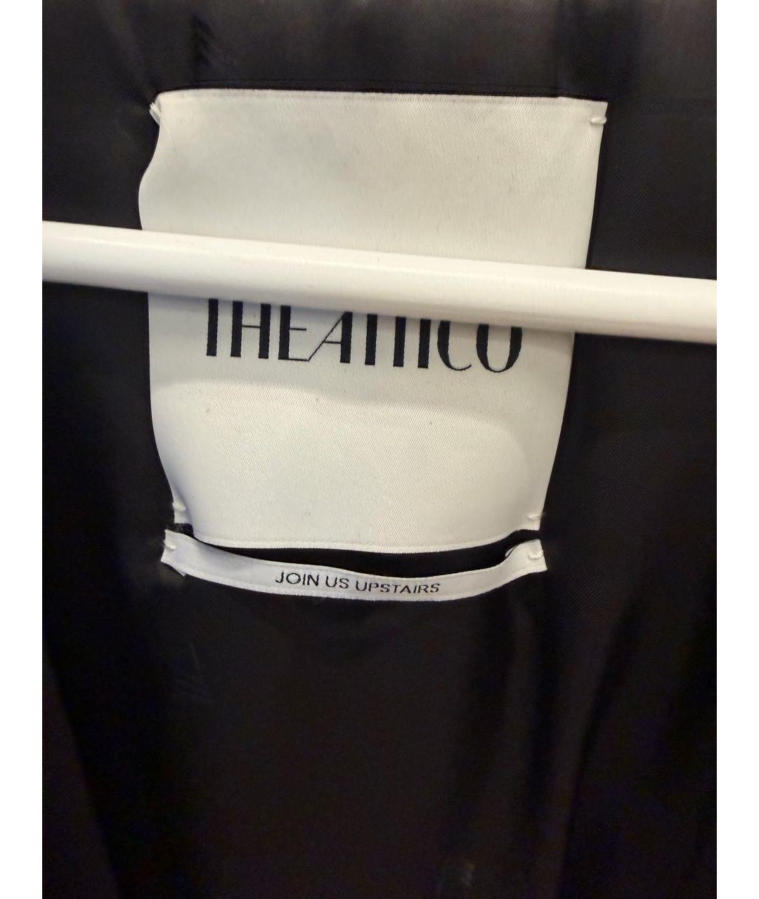 THE ATTICO Черная кожаная куртка, фото 5