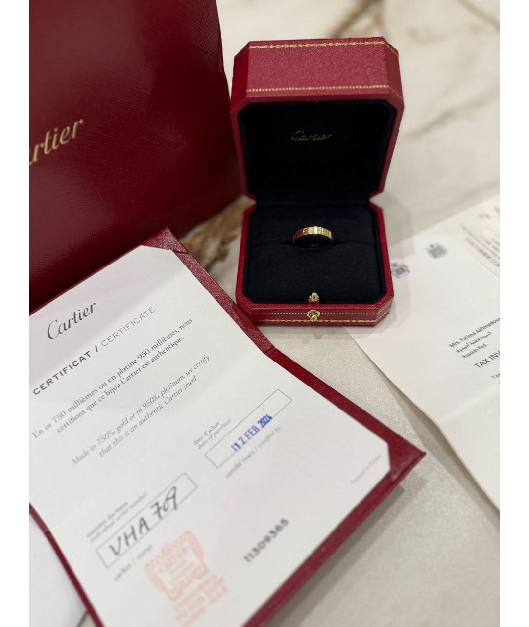 CARTIER Золотое кольцо из желтого золота, фото 5