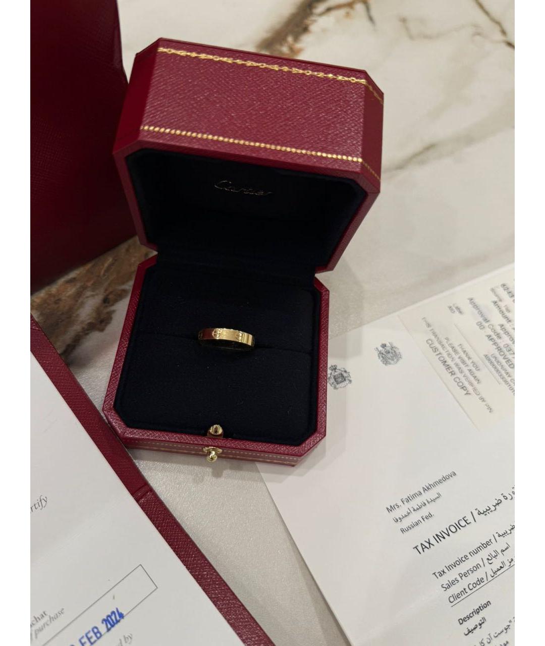 CARTIER Золотое кольцо из желтого золота, фото 9