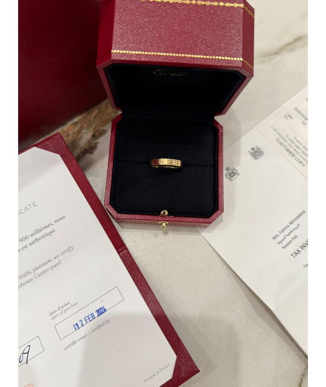 CARTIER Золотое кольцо из желтого золота, фото 3