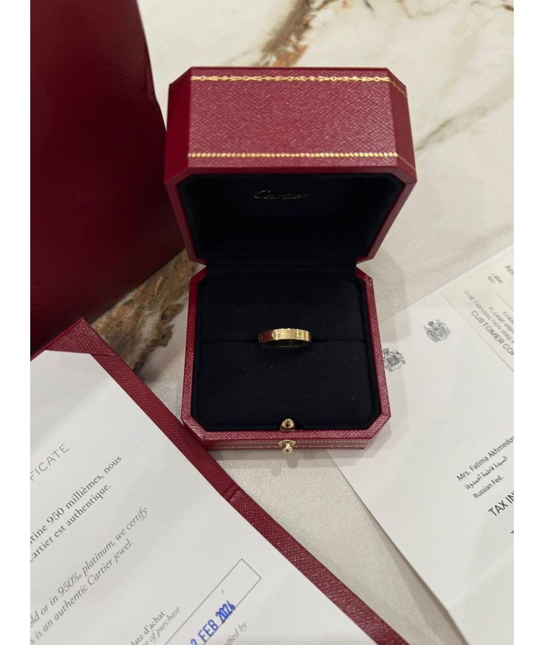 CARTIER Золотое кольцо из желтого золота, фото 8