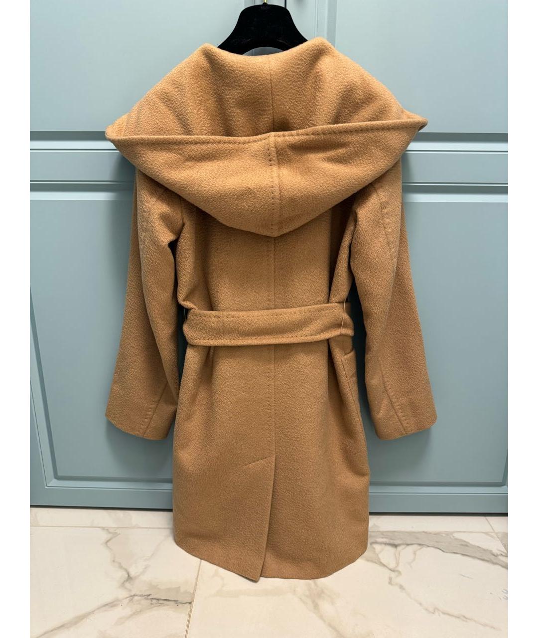 MAX MARA Коричневое шерстяное пальто, фото 2