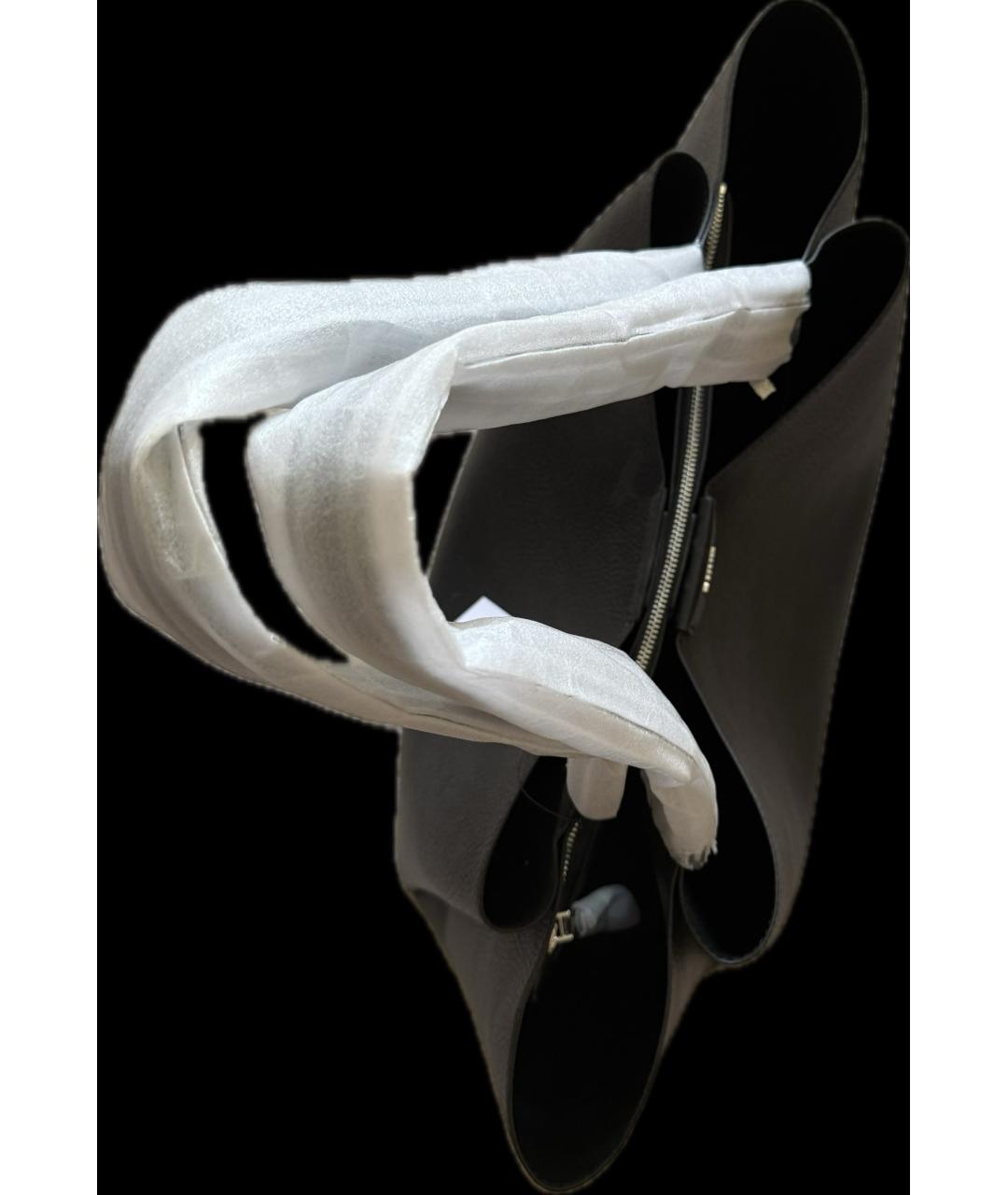 DKNY Черная сумка с короткими ручками из искусственной кожи, фото 4