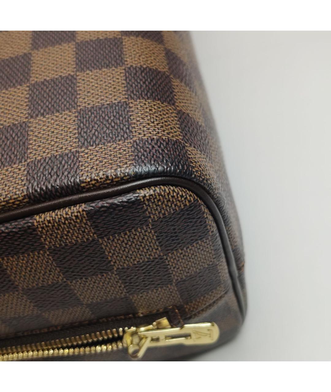 LOUIS VUITTON Коричневая сумка с короткими ручками, фото 8