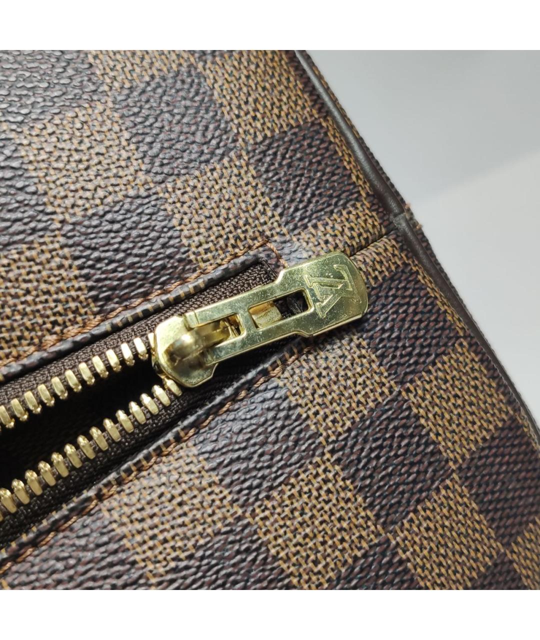 LOUIS VUITTON Коричневая сумка с короткими ручками, фото 7