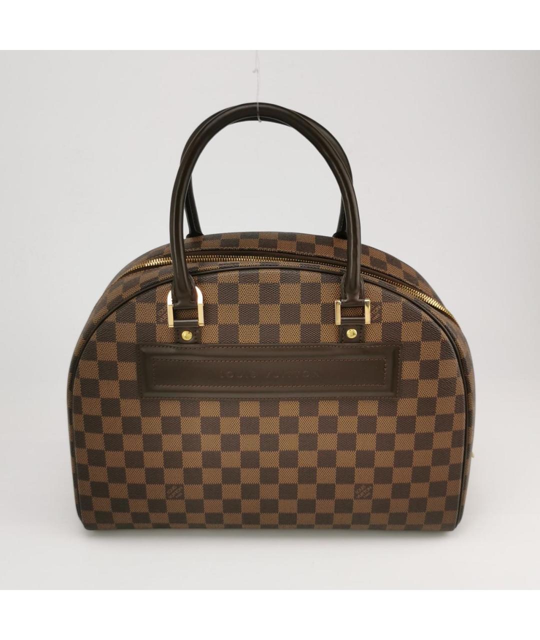 LOUIS VUITTON Коричневая сумка с короткими ручками, фото 4