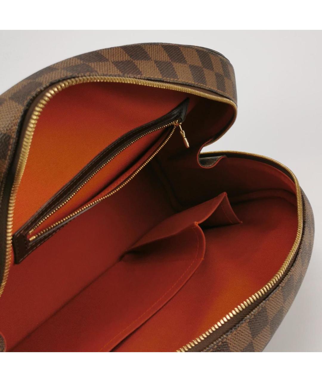 LOUIS VUITTON Коричневая сумка с короткими ручками, фото 5