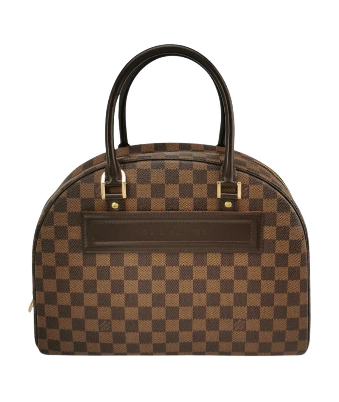 LOUIS VUITTON Коричневая сумка с короткими ручками, фото 1