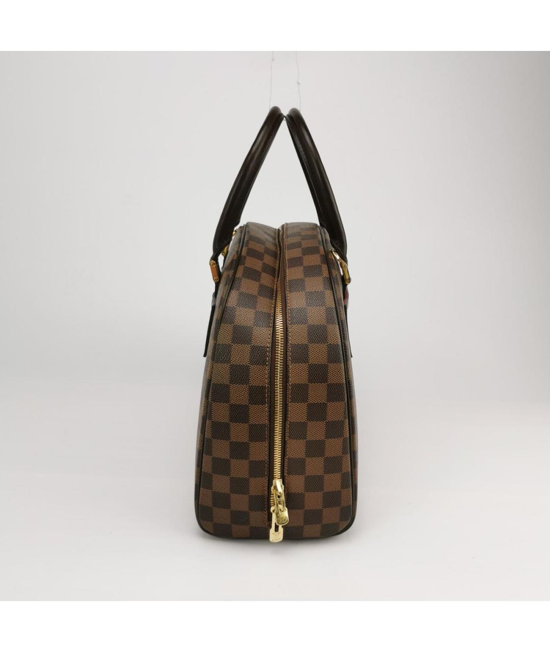 LOUIS VUITTON Коричневая сумка с короткими ручками, фото 3