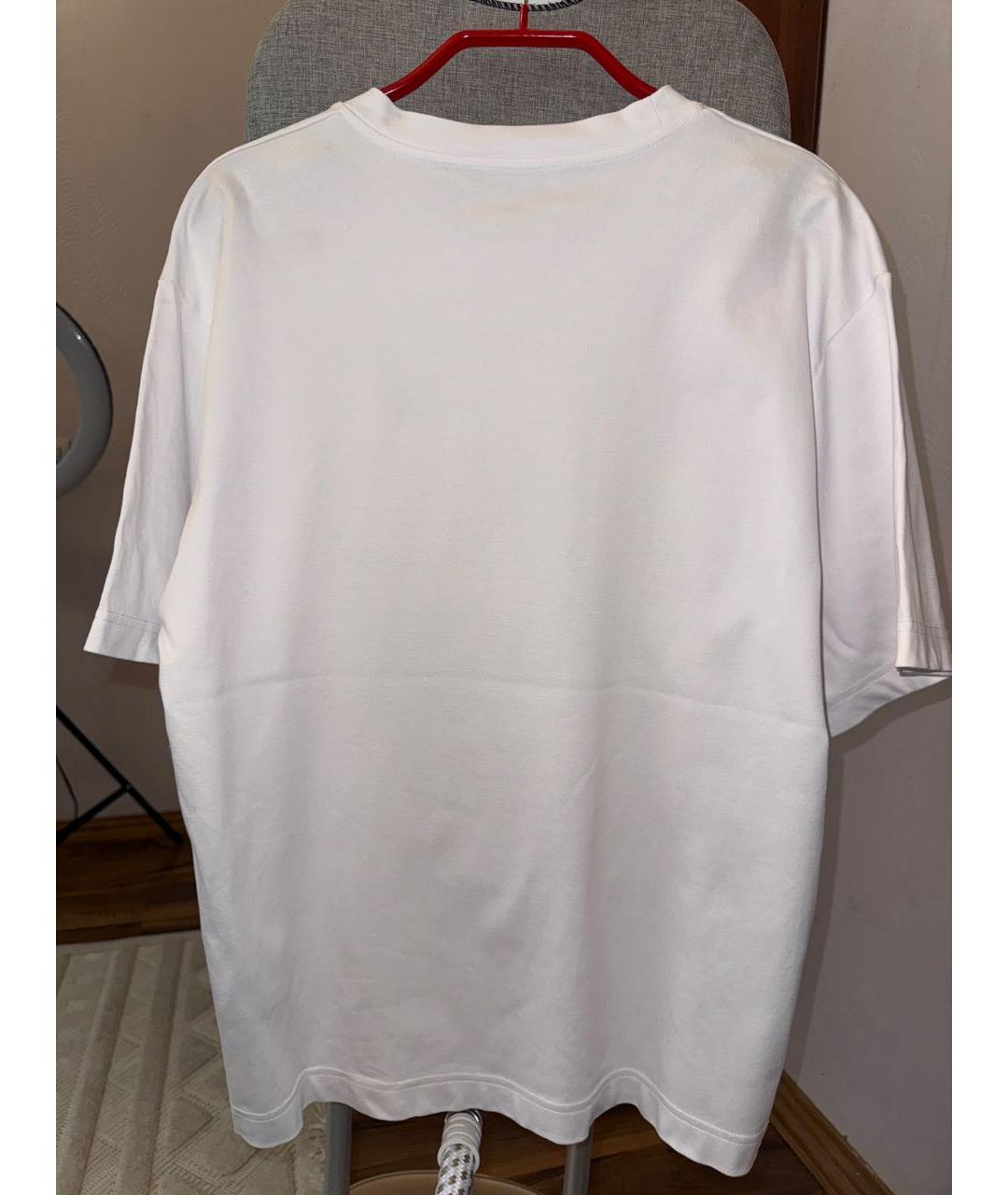 DOLCE&GABBANA Белая хлопковая футболка, фото 2